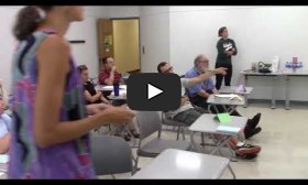 Workshop at Holyoke Community College: Immersion in Inquiry- Sharing out